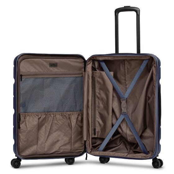 Franky Zestaw walizek na 4 kółkach Munich 4.0, 3-częściowy z elastycznym zagięciem