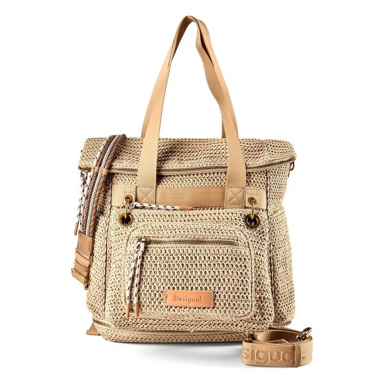 Desigual Raffia Torba na ramię 29 cm z plisą rozprężną