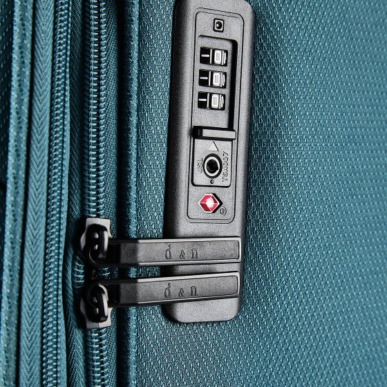 d&n Travel Line 9804 4 kółka Walizka L 78 cm z funkcją poszerzenia