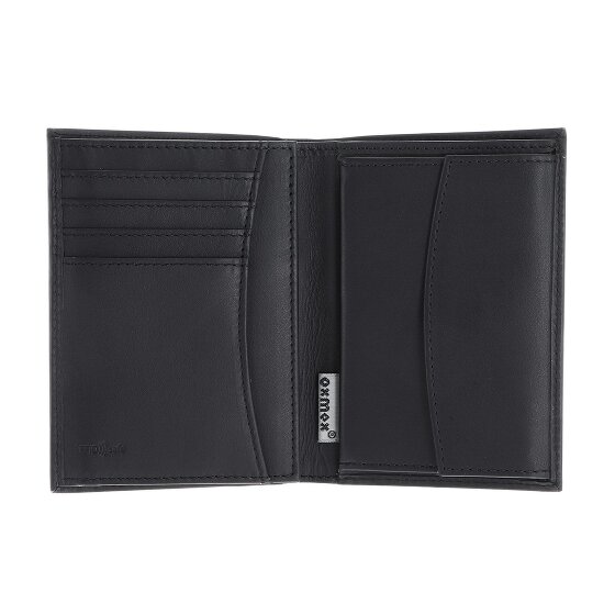 oxmox Leather Portfel Ochrona RFID Skóra 10 cm