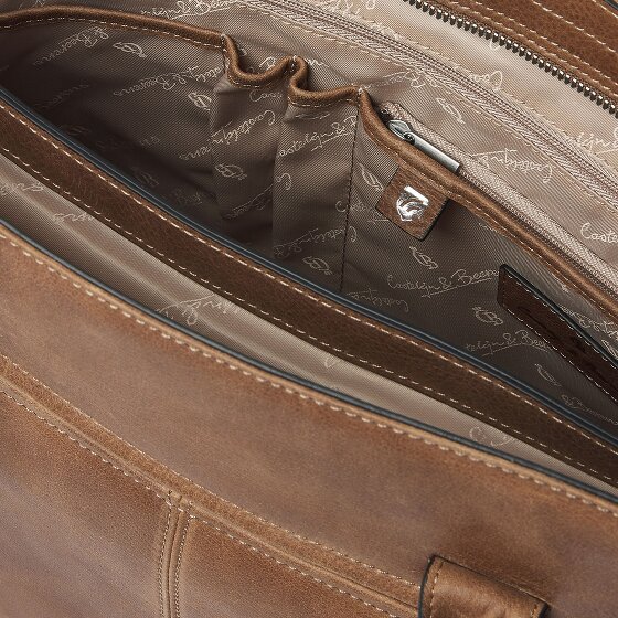 Castelijn & Beerens Carisma Shopper Bag Ochrona RFID Skórzany 41 cm Komora na laptopa