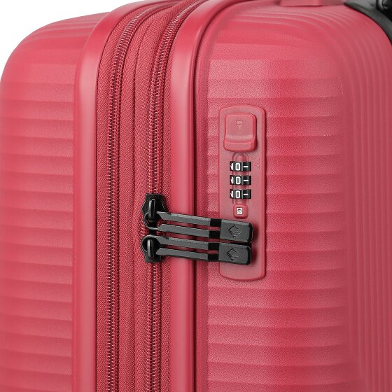 Travelite Air Stripe 4 kółka Walizka kabinowa S 55 cm z funkcją poszerzenia
