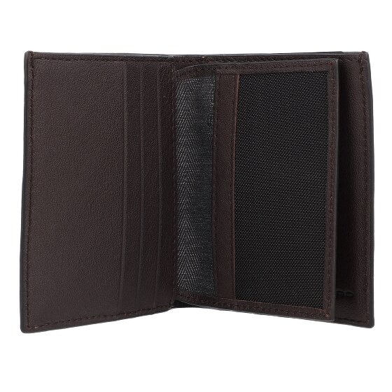 Piquadro Black Square Etui na karty kredytowe Ochrona RFID Skórzany 9 cm