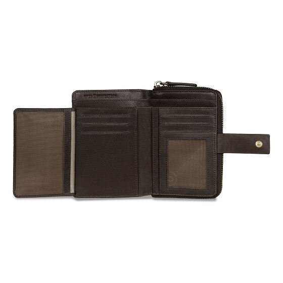 bugatti Noemi Portfel Ochrona RFID Skórzany 14 cm