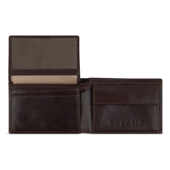 bugatti Neaples Portfel Ochrona RFID Skórzany 10 cm