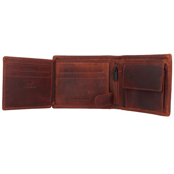 Jack Kinsky Monterey Portfel Ochrona RFID Skórzany 13 cm