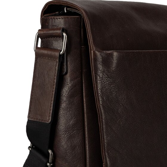 Jost Glasgow Teczka Ochrona RFID Skóra 34 cm Komora na laptopa