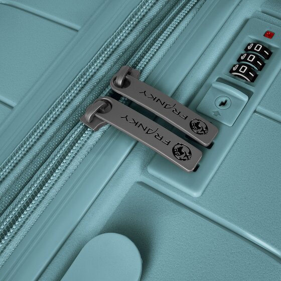 Franky London 4 kółka Zestaw walizek 3-części z plisą rozprężną