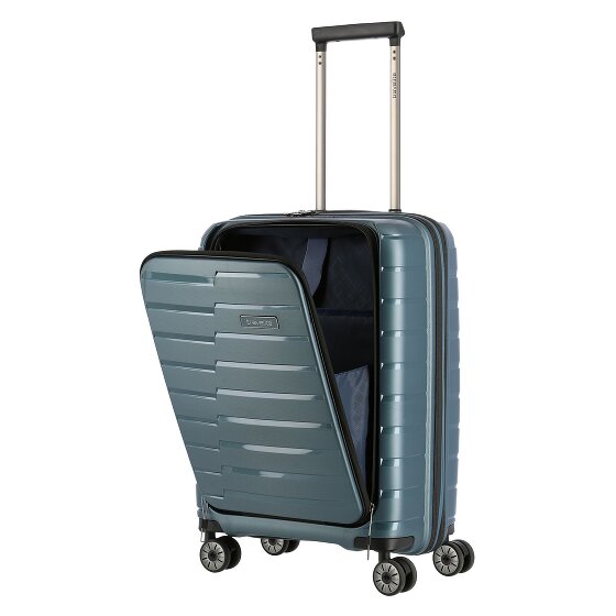 Travelite Air Base 4 kółka Walizka kabinowa 55 cm Komora na laptopa