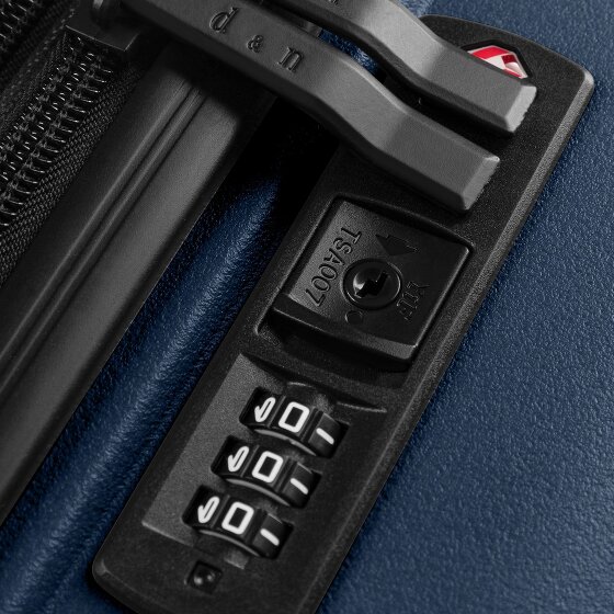 d&n Toronto 4 kółka Walizka kabinowy S 54 cm z plisą rozprężną