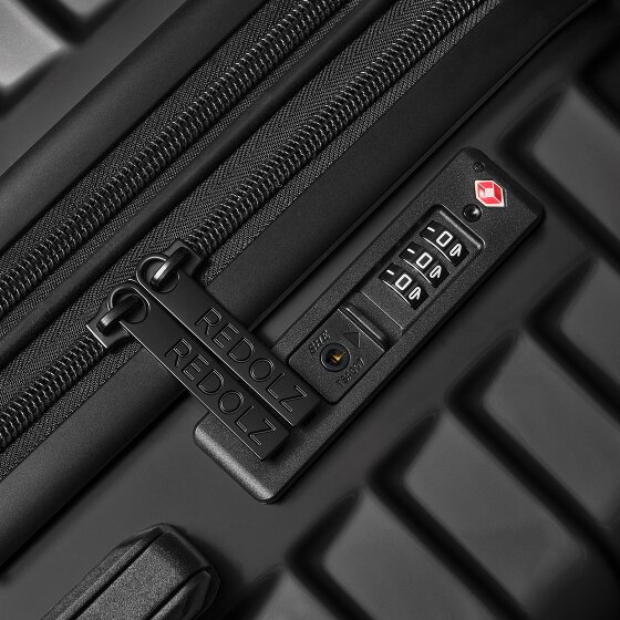 Redolz Essentials 18 4 kółka Zestaw walizek 3-części z plisą rozprężną