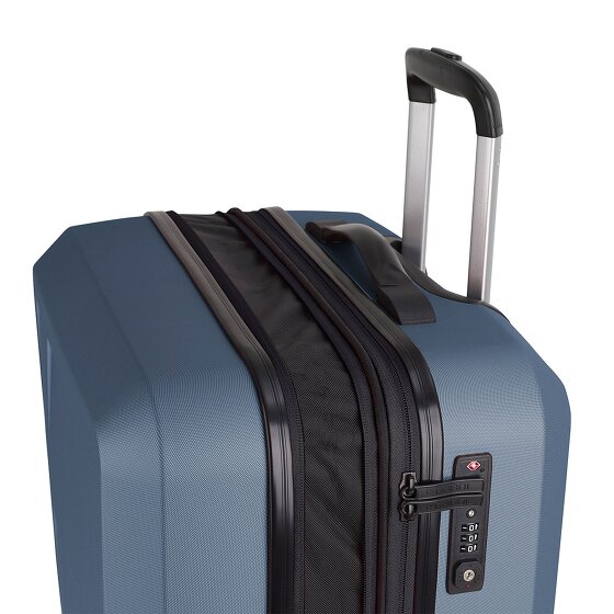 Gabol Montreal 4 kółka Zestaw walizek 3-części z plisą rozprężną