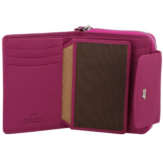 Braun Büffel Joy Portfel Ochrona RFID Skórzany 12 cm