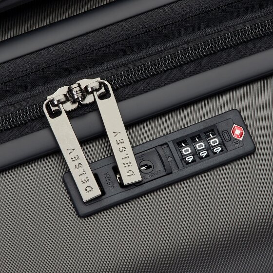 Delsey Paris Air Armour 4 kółka Zestaw walizek 3-części z funkcją poszerzenia