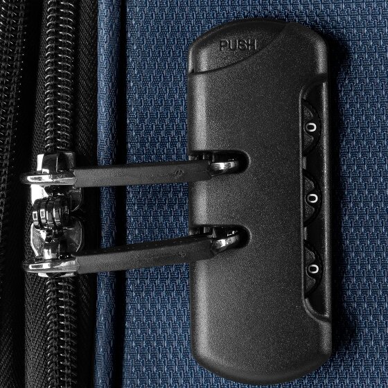 bugatti Valencia Soft 4 kółka Walizka M 65 cm z plisą rozprężną