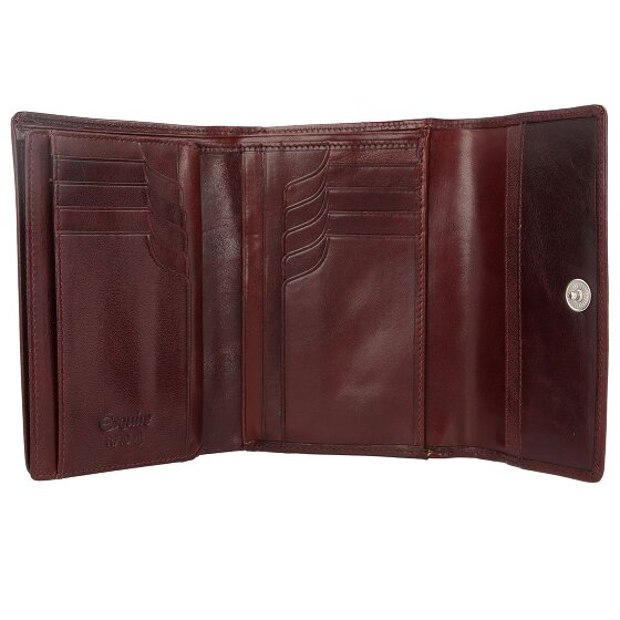 Esquire Toscana Portfel Ochrona RFID Skórzany 14 cm