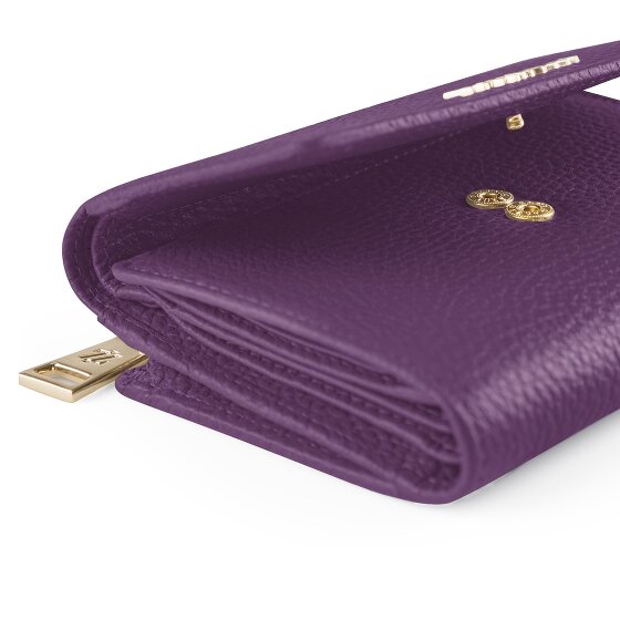 Lazarotti Portfel Bologna Leather XL z kieszenią zapinaną na zamek dookoła, Skóra, 14 cm