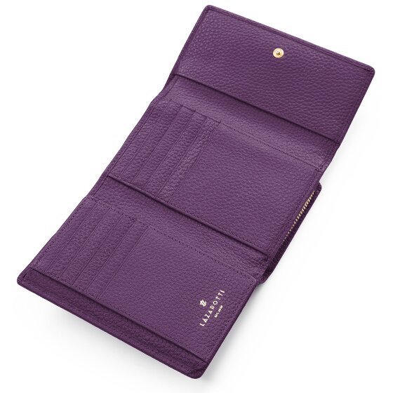 Lazarotti Skórzany portfel Bologna XL z przegrodą na zamek błyskawiczny, skóra 14 cm