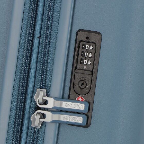 American Tourister Dynabelt 4 kółka Walizka kabinowy 55 cm z plisą rozprężną