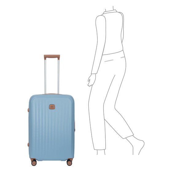Bric's Taormina 4 kółka Walizka M 69 cm z plisą rozprężną