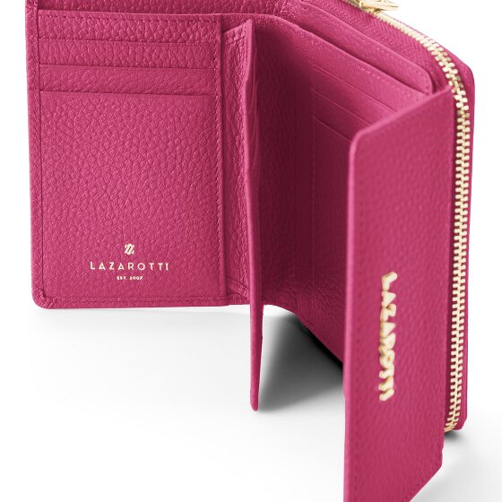 Lazarotti Portfel z skóry typu „zip-around” z Bolonii, 12 cm