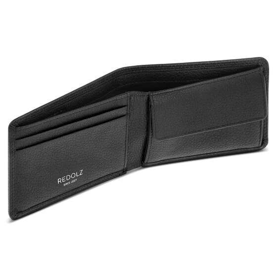 Redolz Leather Essentials QF mały portfel RFID skóra 10,5 cm