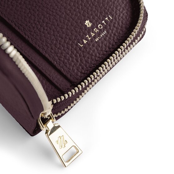 Lazarotti Bologna Leather XL Double Zip-Around Wallet RFID Leather 20 cm