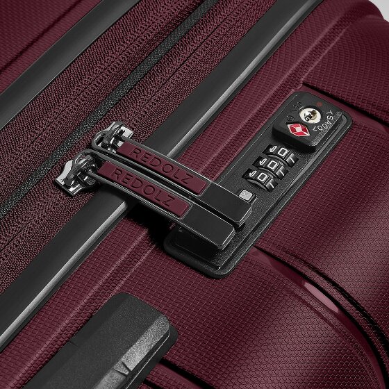 Redolz Essentials 11 4 kółka Walizka kabinowy 55 cm z plisą rozprężną