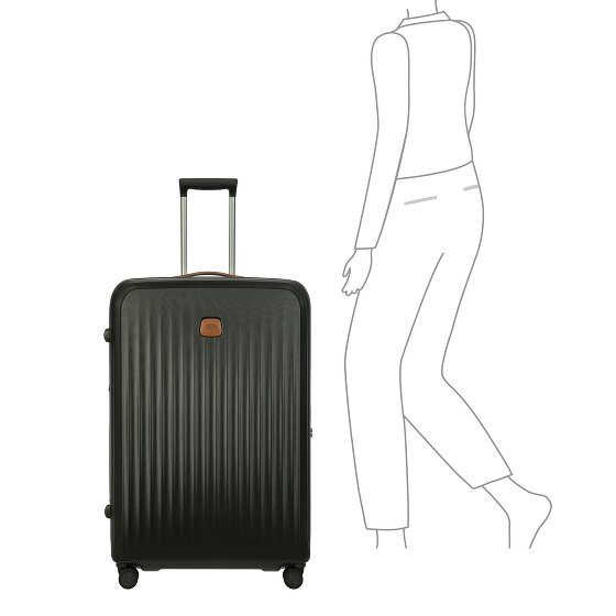 Bric's Taormina 4 kółka Walizka L 82 cm z plisą rozprężną