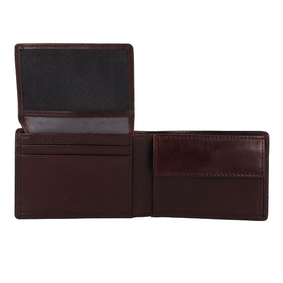 Braun Büffel Arezzo Portfel Ochrona RFID Skórzany 10.5 cm
