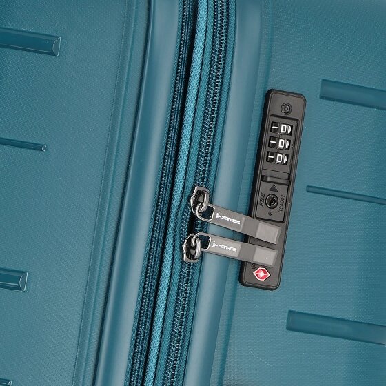 Polestream Strz by Asteroid 4 kółka Walizka M 64 cm z plisą rozprężną