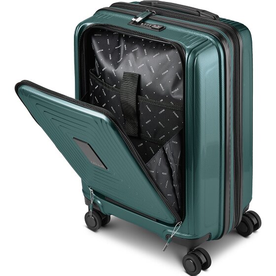 Redolz Zestaw walizek na 4 kółkach Essentials14 Beautycase 4szt z rozkładaną przegrodą na laptopa