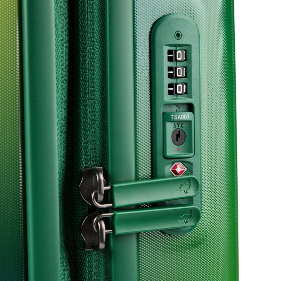 Mandarina Duck Logoduck + 4 kółka Walizka kabinowa 55 cm z funkcją poszerzenia