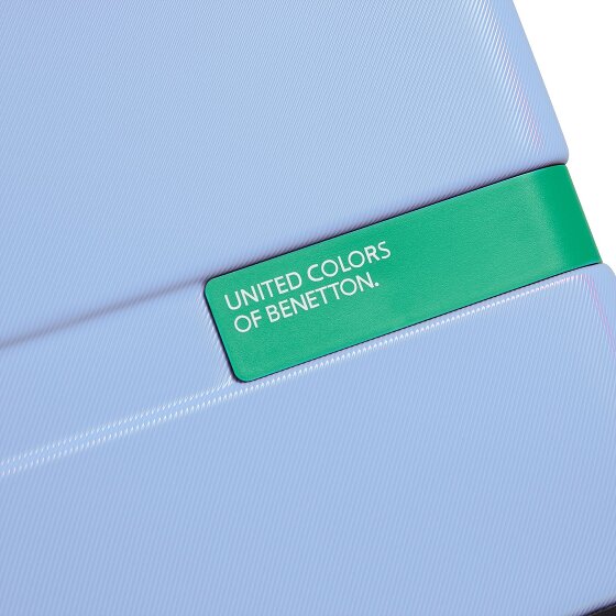 Delsey Paris x Zestaw 4-kołowych walizek United Colors of Benetton Now Hardside 3 szt. z elastycznym zagięciem