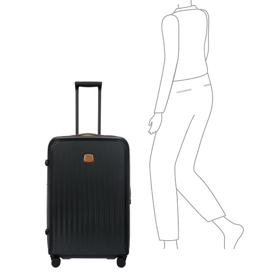 Bric's Taormina 4 kółka Walizka 75 cm z plisą rozprężną
