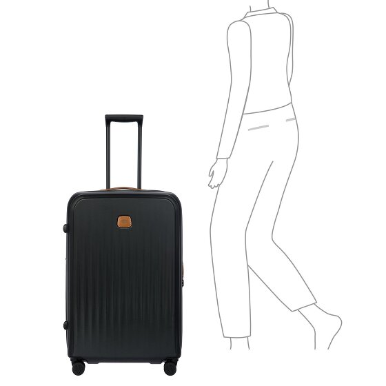 Bric's Taormina 4 kółka Walizka 75 cm z plisą rozprężną