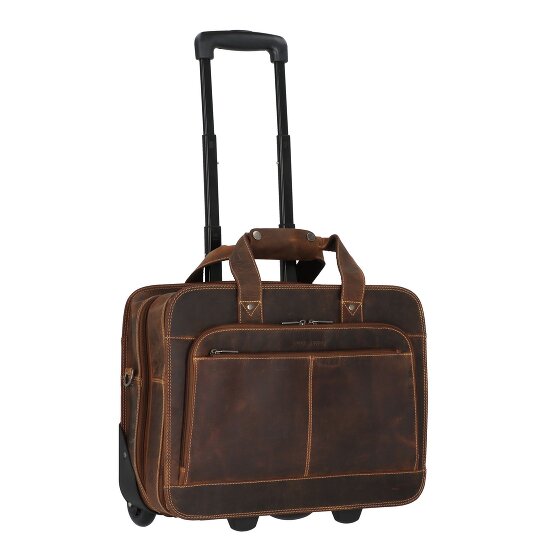 Greenburry Vintage 2 kółka Walizka biznesowy 33 cm Komora na laptopa