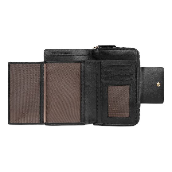 bugatti Fabia Portfel Ochrona RFID Skórzany 16 cm