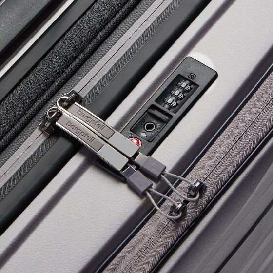 Bergpfeil Travel 4 kółka Walizka kabinowy 55 cm Komora na laptopa z plisą rozprężną