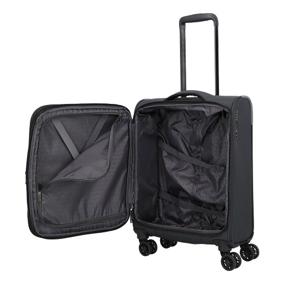 Travelite Corsiica 4 kółka Walizka kabinowy S 55 cm z plisą rozprężną