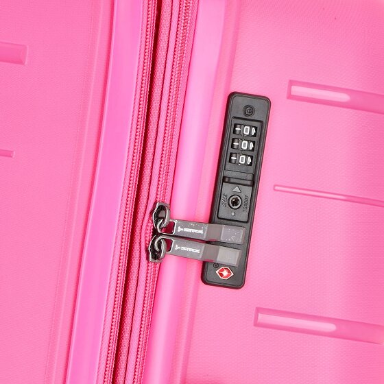 Polestream Strz by Asteroid 4 kółka Walizka L 74 cm z plisą rozprężną