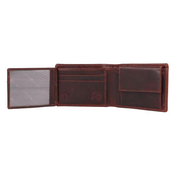 Greenburry Rugged Portfel Ochrona RFID Skórzany 11.5 cm