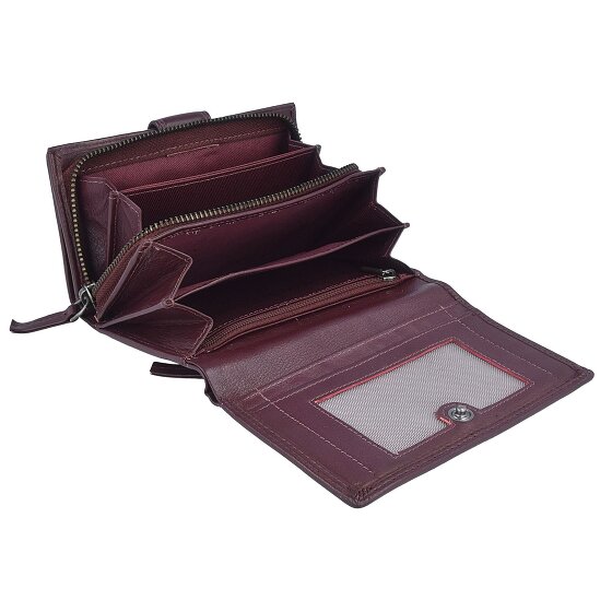 Greenburry Portfel gąbczasty skóra 15,5 cm