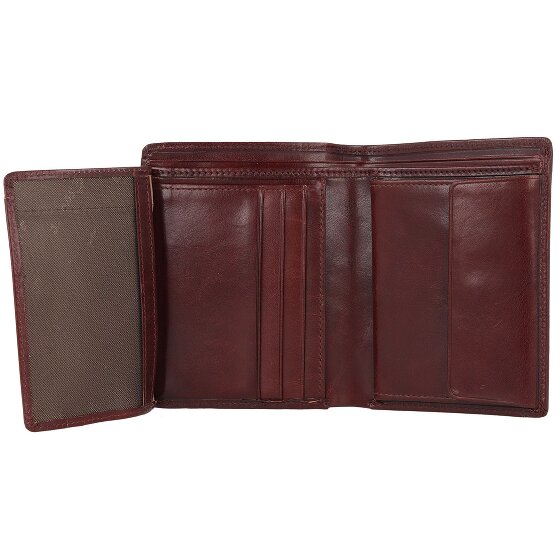 Esquire Toscana Portfel Ochrona RFID Skórzany 9 cm