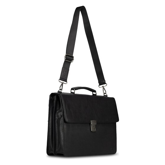 Jost Glasgow Teczka Ochrona RFID Skóra 40 cm Komora na laptopa
