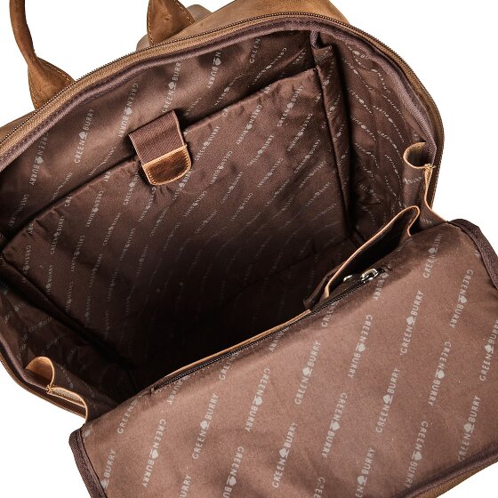 Greenburry Vintage Plecak biznesowy Skóra 36.5 cm Komora na laptopa