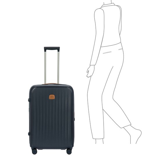 Bric's Taormina 4 kółka Walizka M 69 cm z plisą rozprężną