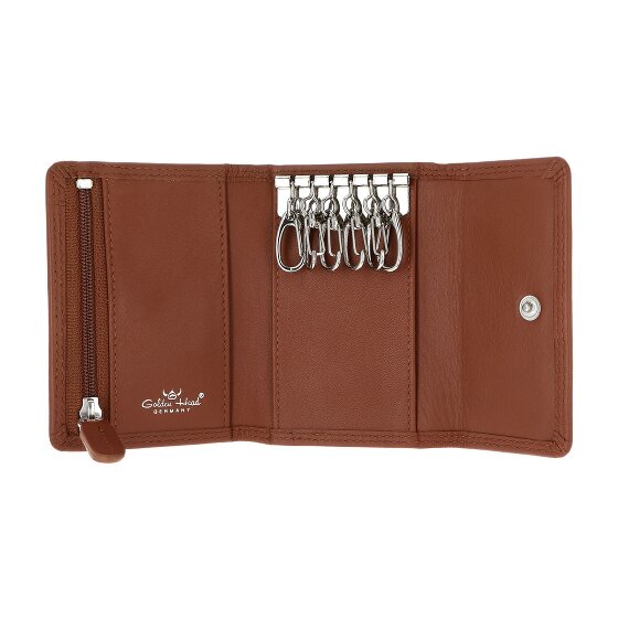 Golden Head Etui na klucze polo 10 cm skórzane