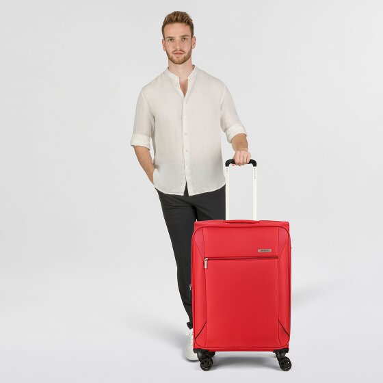 Samsonite Base Breeze 4 kółka Walizka 67 cm z plisą rozprężną