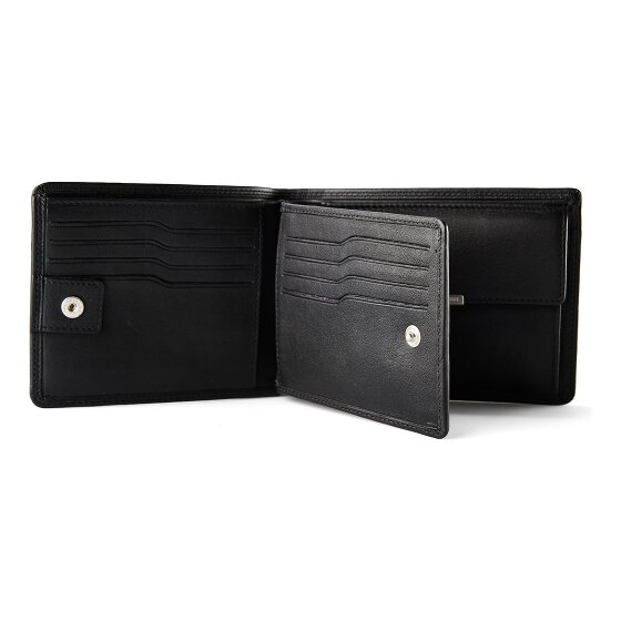 Braun Büffel Golf 3.0 Portfel Ochrona RFID Skórzany 12.5 cm
